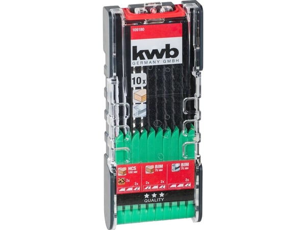 KWB 109180 stikksagblader 10 stk