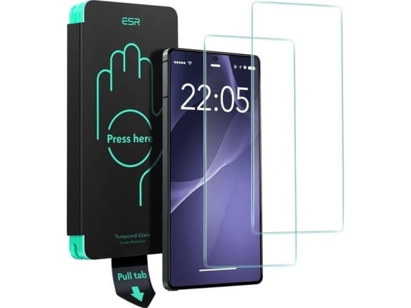 ESR herdet glass 2-pakning for Samsung Galaxy S25 Ultra - gjennomsiktig