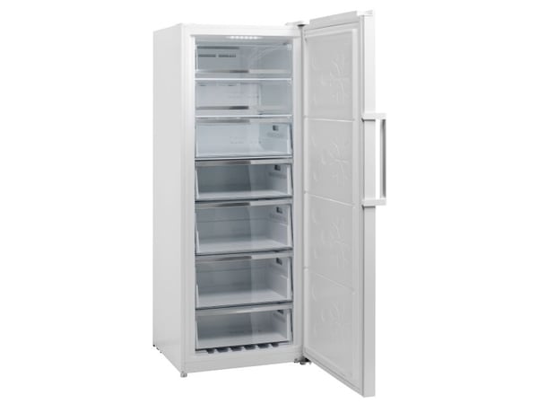 Scandomestic SFS 381 W Premium Collection - Fryser XXL - Stående - bredde: 71 cm - dybde: 70,5 cm - høyde: 185,5 cm - 380 liter - hvit