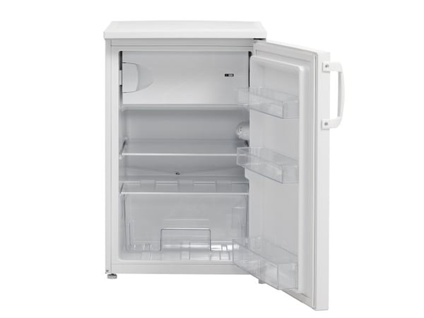 Scandomestic SKB 161 W - Kylskåp med frysfack - bredd: 54,9 cm - djup: 55,7 cm - höjd: 84,5 cm - 107 liter - vit