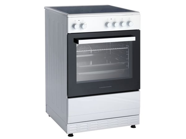 Scandomestic FCC800W - Spis - fristående - bredd: 60 cm - djup: 60 cm - höjd: 90 cm - med självrengöring - vit