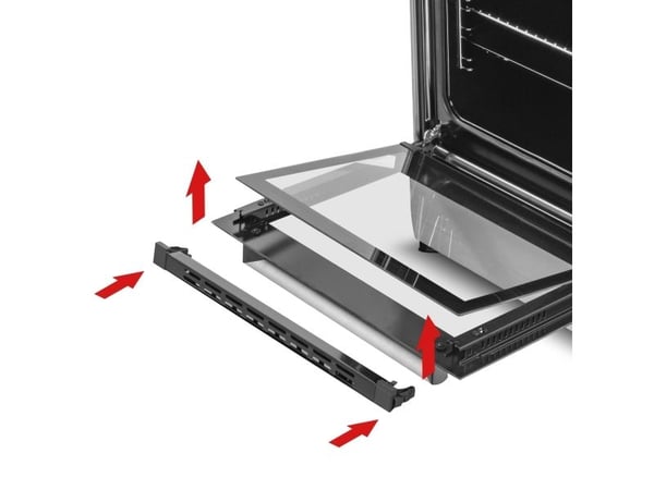 Scandomestic FCC800W - Spis - fristående - bredd: 60 cm - djup: 60 cm - höjd: 90 cm - med självrengöring - vit