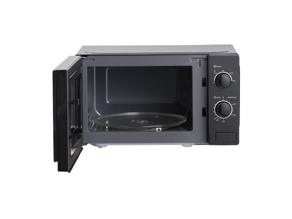 ScanDomestic MWS20B, Benkeplate, Solo mikrobølge ovn, 20 l, 700 W, Rotasjon, Sort