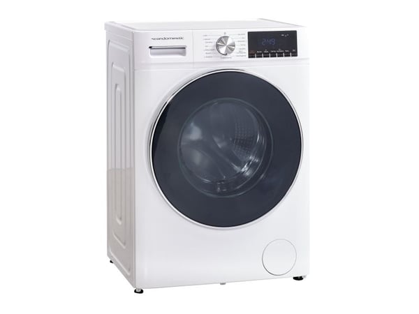 Scandomestic Standard WDF8514WBE - Vaskemaskin/tørker - bredde: 60 cm - dybde: 52 cm - høyde: 85 cm - frontileggelse - 54 liter - 8 kg - 1400 rpm -...