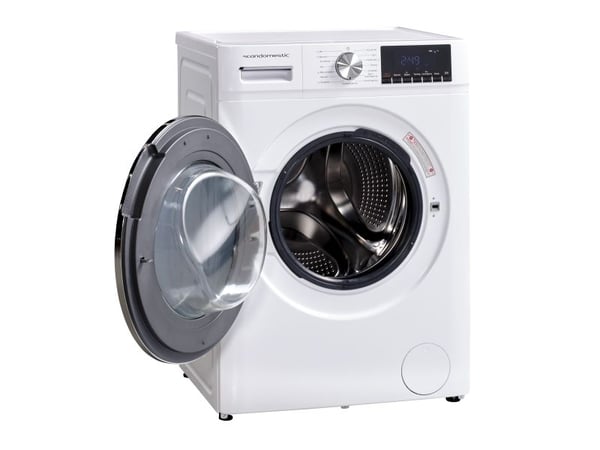 Scandomestic Standard WDF8514WBE - Vaskemaskin/tørker - bredde: 60 cm - dybde: 52 cm - høyde: 85 cm - frontileggelse - 54 liter - 8 kg - 1400 rpm -...