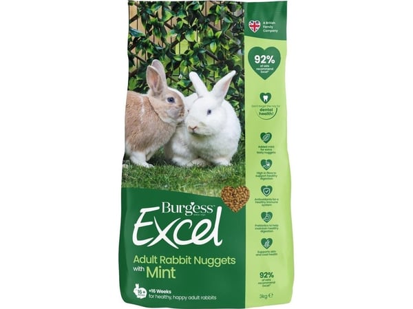 Burgess Excel Rabbit Adult 3 kg