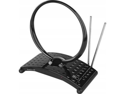 Emos J0701, innendørs, svart, 1,5 m, DVB-T2, DAB, FM, 25000 m