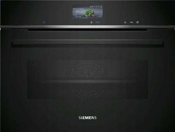 Siemens iQ700 CS736G1B1 - Ovn - med dampfunksjon - innebygd - Wi-Fi - fordypning - bredde: 56 cm - dybde: 55 cm - høyde: 45 cm - med selvrens - Kla...