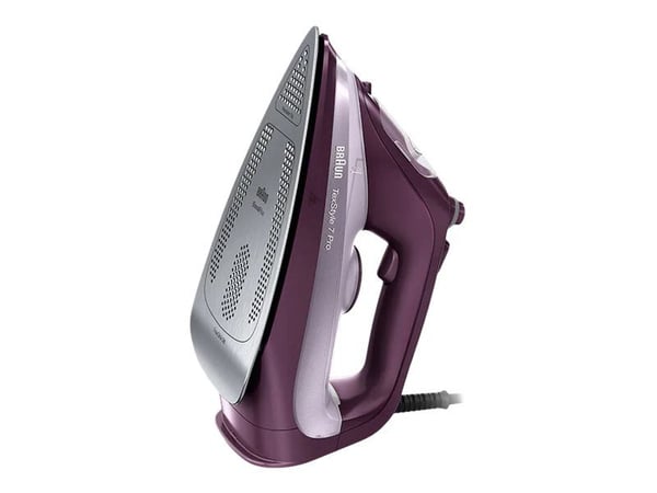 Braun TexStyle 7 Pro SI 7181 VI, Kuiva- & höyrysilitysrauta, EloxalPlus soleplate, 2,5 m, 230 g/min, Violetti, 50 g/min