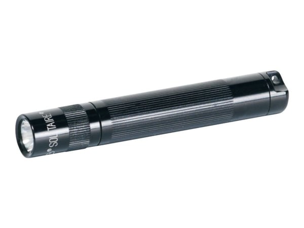 Maglite Solitaire, Käsikokoinen taskulamppu, Musta, 1 m, LED, 1 lamppua, 37 lm