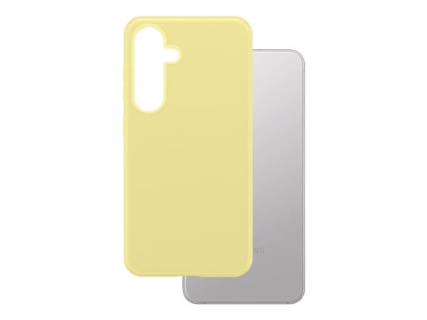 CARE by PanzerGlass - Bakdeksel til mobiltelefon - 100 % resirkulert polykarbonat, 60 % resirkulert silikon - chardonnay - for Samsung Galaxy S25+