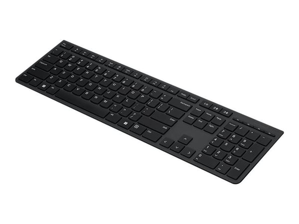 Lenovo Professional - Tastatur - ladbar - full size - trådløs - 2.4 GHz, Bluetooth - amerikansk engelsk - grå - brun boks - for ThinkCentre M60q Ch...