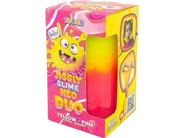 TUBAN JigglySlime neoduo kelta-vaaleanpunainen 430g TU3811 38113