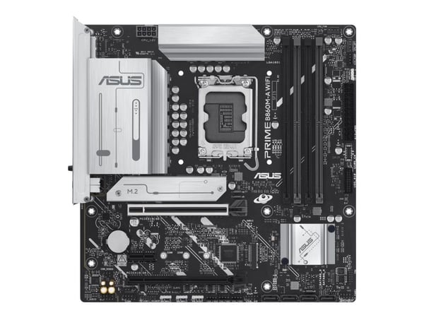 ASUS PRIME B860M-A WIFI - Hovedkort - micro ATX - LGA1851-sokkel - B860 Chipset - USB-C 3.2 Gen 2x2, USB 3.2 Gen 2, USB 3.2 Gen 1, USB-C 3.2 Gen 1 ...