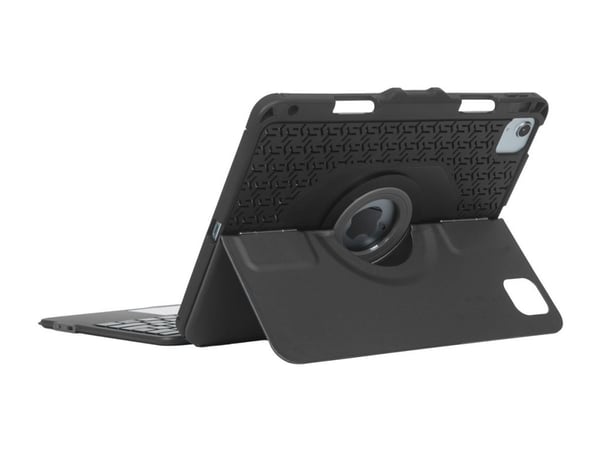 Targus Versavu - Tastatur og folioveske - med styrepute - bakbelysning - trådløs - Bluetooth 5.0 - QWERTY - svart
