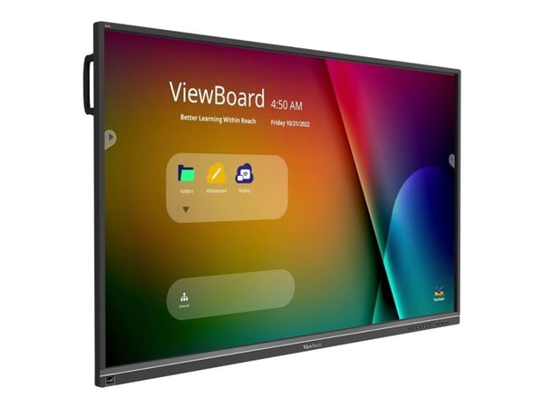 ViewBoard 50 -sarjan kosketusnäyttö - 65 tuumaa - UHD - Android 11.0 - IR 400 nits - 2x15W + sub 16W - USB-C - 8/64GB