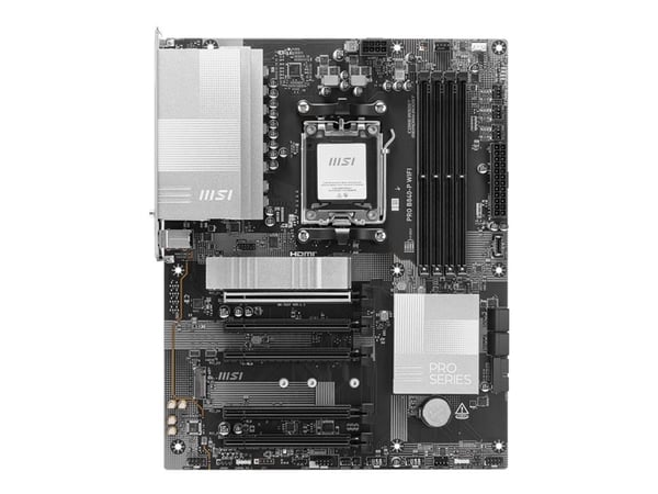 MSI PRO B840-P WIFI - Hovedkort - ATX - Socket AM5 - AMD B840 Chipset - USB 3.2 Gen 2, USB-C 3.2 Gen 1, USB 3.2 Gen 1, USB-C 3.2 Gen2 - 2.5 Gigabit...