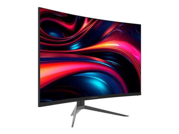 LC Power LC-M32QC - LCD-skärm - spel - böjd - 31.5" - 2560 x 1440 QHD @ 180 Hz - VA - 300 cd/m² - 3500:1 - 1 ms - 2xHDMI, 2xDisplayPort - svart
