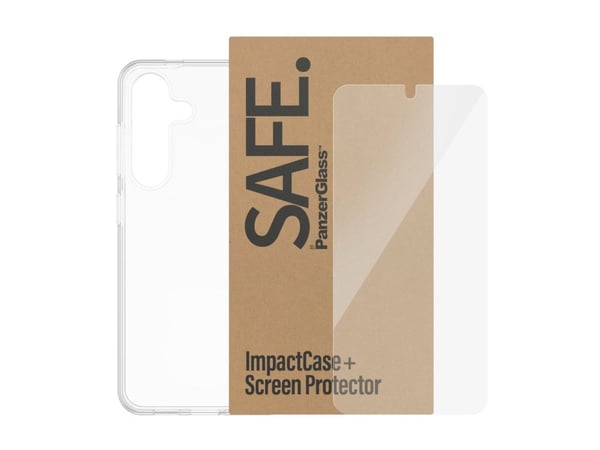 SAFE. by PanzerGlass - 2-i-1 beskyttelsespakke - baksidedeksel for mobiltelefon - termoplast-polyuretan (TPU) - med Skjermbeskytter i herdet glass ...