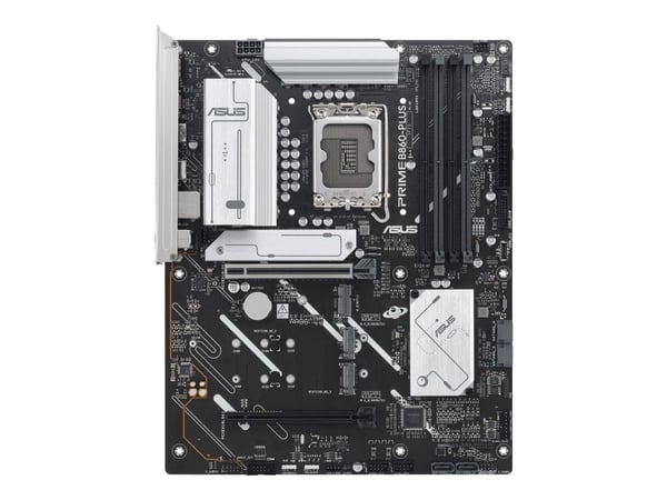 ASUS PRIME B860-PLUS-CSM - Moderkort - ATX - LGA1851-uttag - B860 Chipuppsättning - USB-C 3.2 Gen 2x2, USB 3.2 Gen 2, USB 3.2 Gen 1, USB-C 3.2 Gen ...