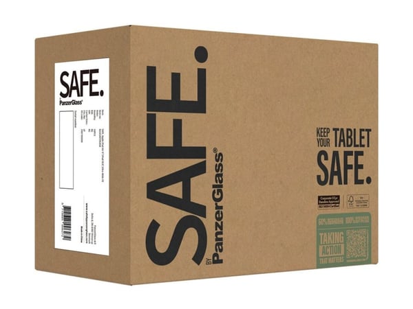SAFE. by PanzerGlass - Skärmskydd för surfplatta - ultrabred passning - glas - 13" (paket om 50) - för Apple 13-inch iPad Pro (M4)