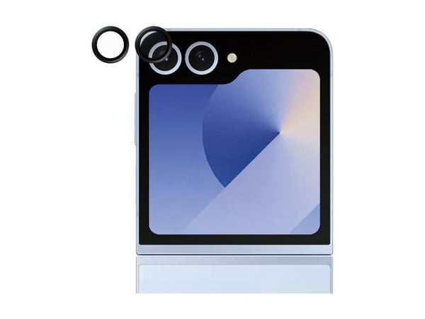 PanzerGlass SAFE. by ® Kameralinsebeskytter for Samsung Galaxy Z Flip6 | Svart, Samsung, Samsung - Galaxy Z Flip6, Tørr applikasjon, Ripebestandig,...