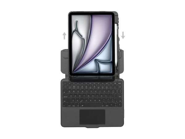 Targus Versavu - Tastatur og folioveske - med styrepute - bakbelysning - trådløs - Bluetooth 5.0 - QWERTY - svart