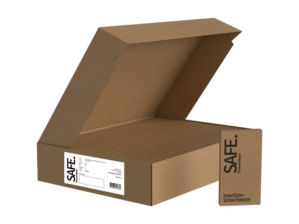 SAFE. by PanzerGlass - 2-i-1 beskyttelsespakke - baksidedeksel for mobiltelefon - termoplast-polyuretan (TPU) - med Skjermbeskytter i herdet glass ...