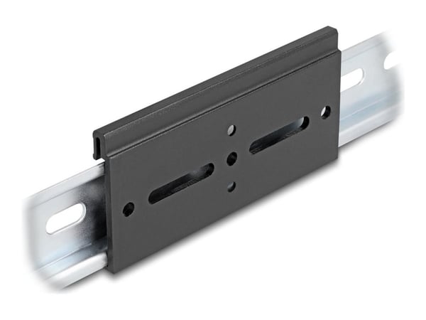 Delockin alumiininen kiinnitysklipsi 100,0 x 47,8 mm:n kattokiskoon musta