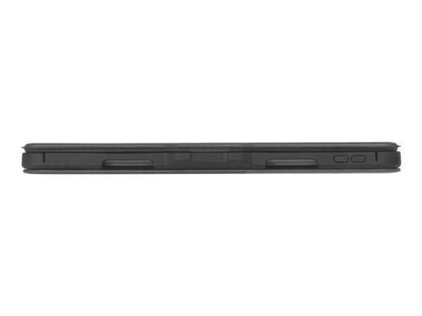 Targus Versavu - Tastatur og folioveske - med styrepute - bakbelysning - trådløs - Bluetooth 5.0 - QWERTY - svart