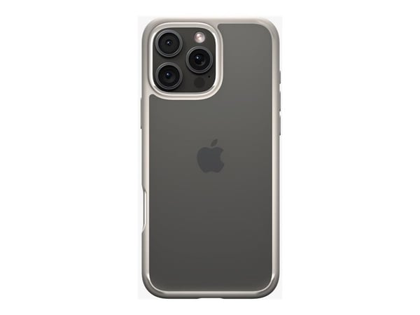 Spigen Ultra Hybrid - Baksidedeksel for mobiltelefon - polykarbonat, termoplast-polyuretan (TPU) - naturlig titan - for Apple iPhone 16 Pro Max