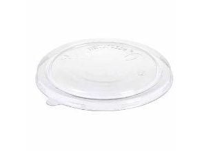 Plastlock Naturesse platt runt Ø150 mm PLA med dimskydd klart, 6 förp. x 50 st/fp