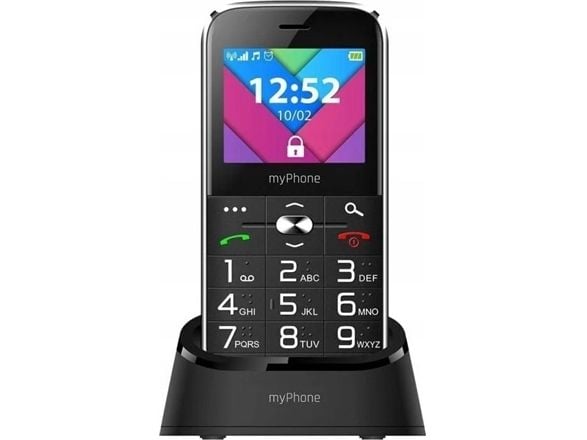 myPhone Halo C, Perusmalli, Kaksois-SIM, 5,59 cm (2.2"), 0,3 MP, 1900 mAh, Musta
