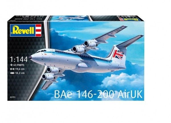 Revell plastmodell BAE 146 RJ85 1/144