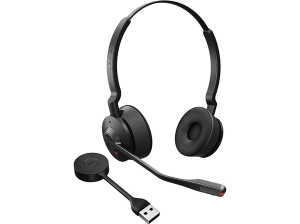 Jabra Engage 55 SE Convertible - Hodesett - on-ear - konvertibel - DECT - trådløs - USB-A via DECT adapter - UC-sertifisert