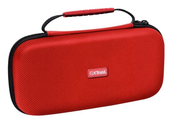 Trust GXT 1248S, Hardplast, Nintendo, Svart, Blå, Rød, Nintendo Switch, Nintendo Switch Lite, Nintendo Switch OLED, Sjokkresistent, Glidelås