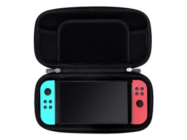 Trust GXT 1248S, Hardplast, Nintendo, Svart, Blå, Rød, Nintendo Switch, Nintendo Switch Lite, Nintendo Switch OLED, Sjokkresistent, Glidelås