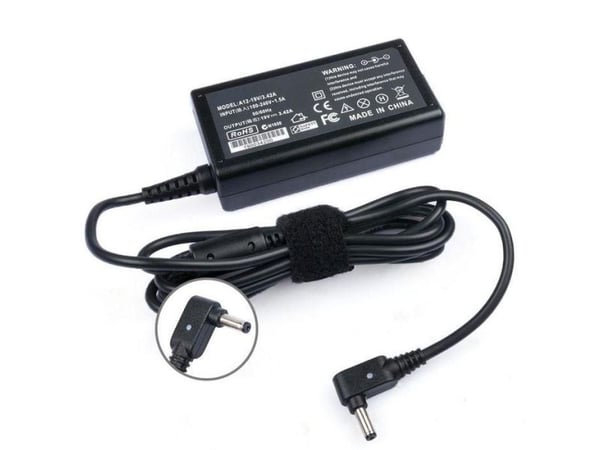 CoreParts - Strømadapter - 19 V, 3.42 A, 4.0 x 1.35 mm plug - AC 100-240 V - 65 watt