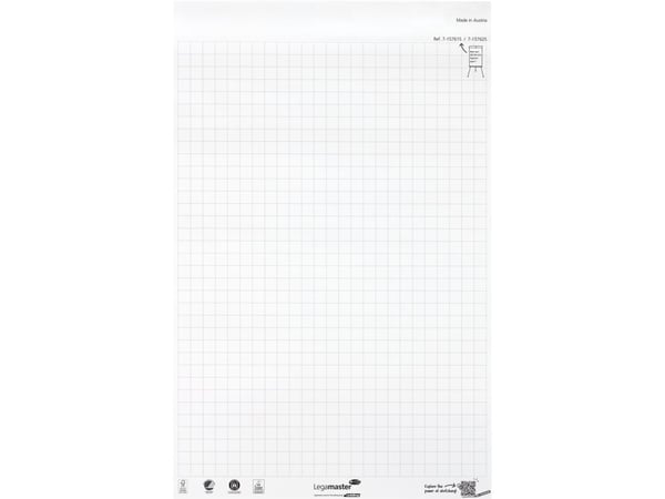 Legamaster 7-157615, Papir, 0,12 mm, 650 mm, 980 mm, 4,99 kg, 63 stykker
