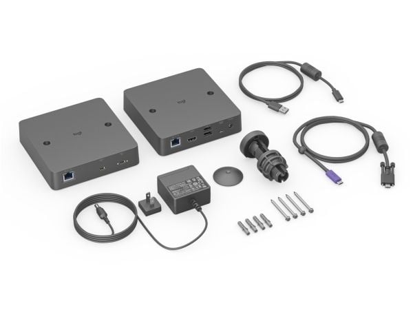Logitech Extend - Förlängd räckvidd för audio/video - USB-C, 10Mb LAN - över CAT 5e/6 - upp till 100 m
