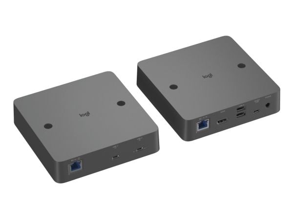 Logitech Extend - Förlängd räckvidd för audio/video - USB-C, 10Mb LAN - över CAT 5e/6 - upp till 100 m