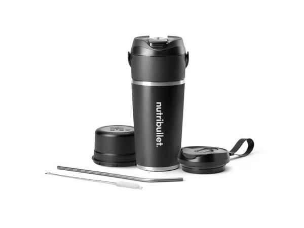 NutriBullet Flip, Kannettava blenderi, 0,59 L, Jäänmurskaus, 11 W, musta