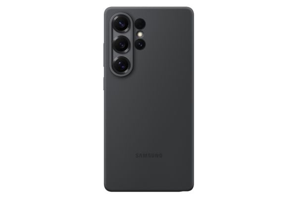 Samsung EF-PS938 - Bagsidecover til mobiltelefon - silikon - sort - til Galaxy S25 Ultra