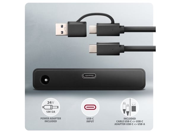 AXAGON - Grensesnittadapter - 2,5", 3,5" - SATA 6Gb/s - USB-C