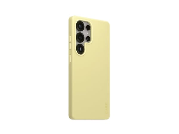CARE by PanzerGlass - Bakdeksel til mobiltelefon - polykarbonat, mikrofiber, silikon - chardonnay - for Samsung Galaxy S25 Ultra