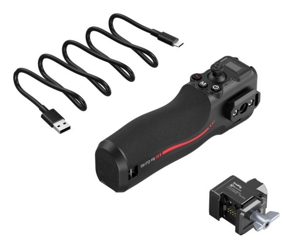 SmallRig 4329, Handtag, Svart, Röd, Gjuten aluminium, Plast, 1 styck, DJI, 0,7 m