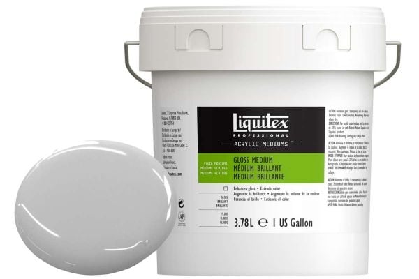 Proff. akrylmedium medium gloss 3,78 liter Proff. akrylmedium medium gloss 3,78 liter