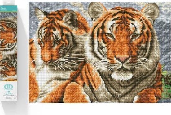 Diamond Dotz Squares 37 x 52 cm - Tigere