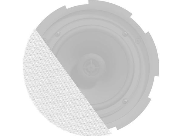 Audac GLI08/OW frontplate til høyttalere fra CIRA8-serien, galvanisert, hvit versjon