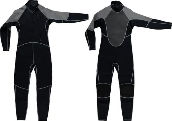 CS Aqua Wetsuit Unisex Neopren Black - XLarge